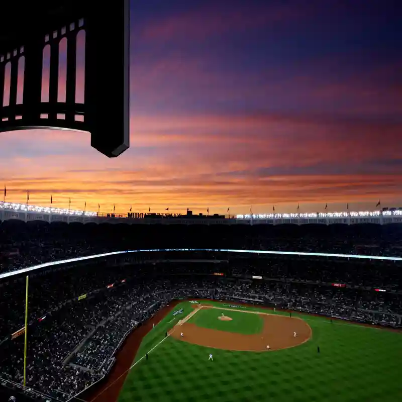 View of Yankee Stadium from the upper deck