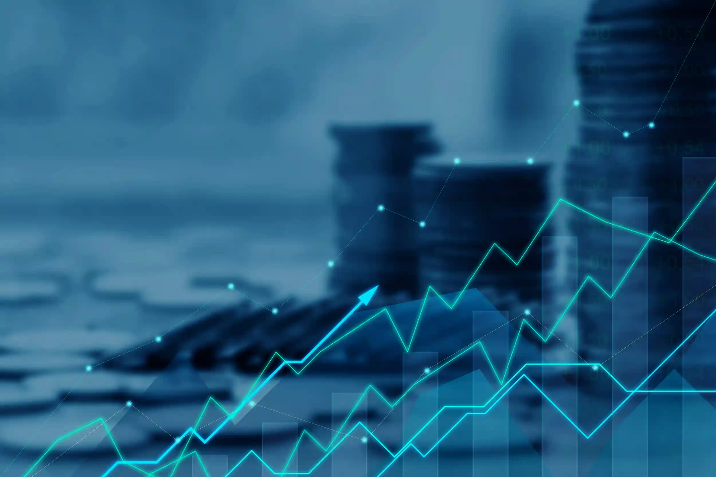Money management and Financial chart.